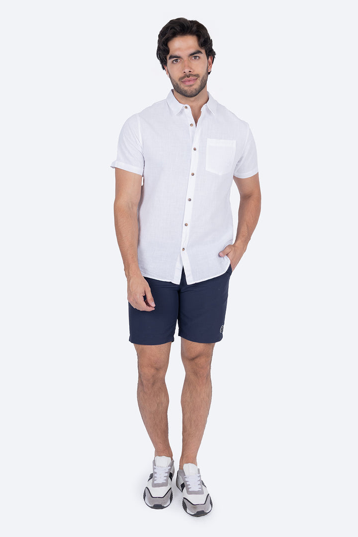 Camisa blanca con bolsa - Hang Ten