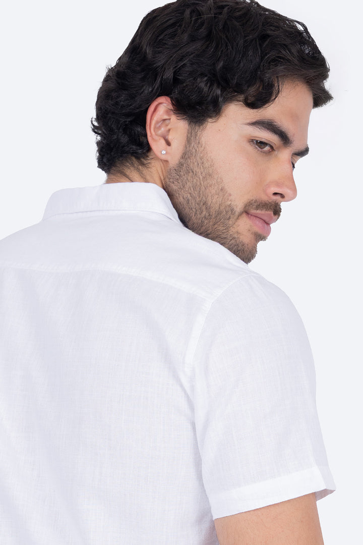 Camisa blanca con bolsa - Hang Ten