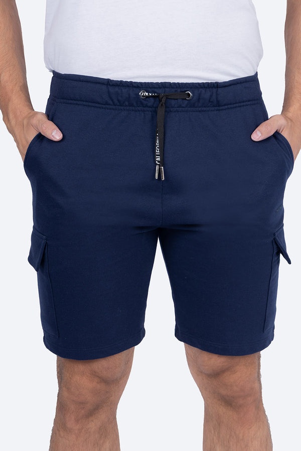 Short deportivo azul marino con bolsa tipo cargo - Hang Ten