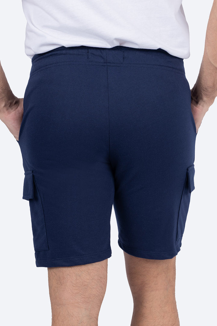 Short deportivo azul marino con bolsa tipo cargo - Hang Ten
