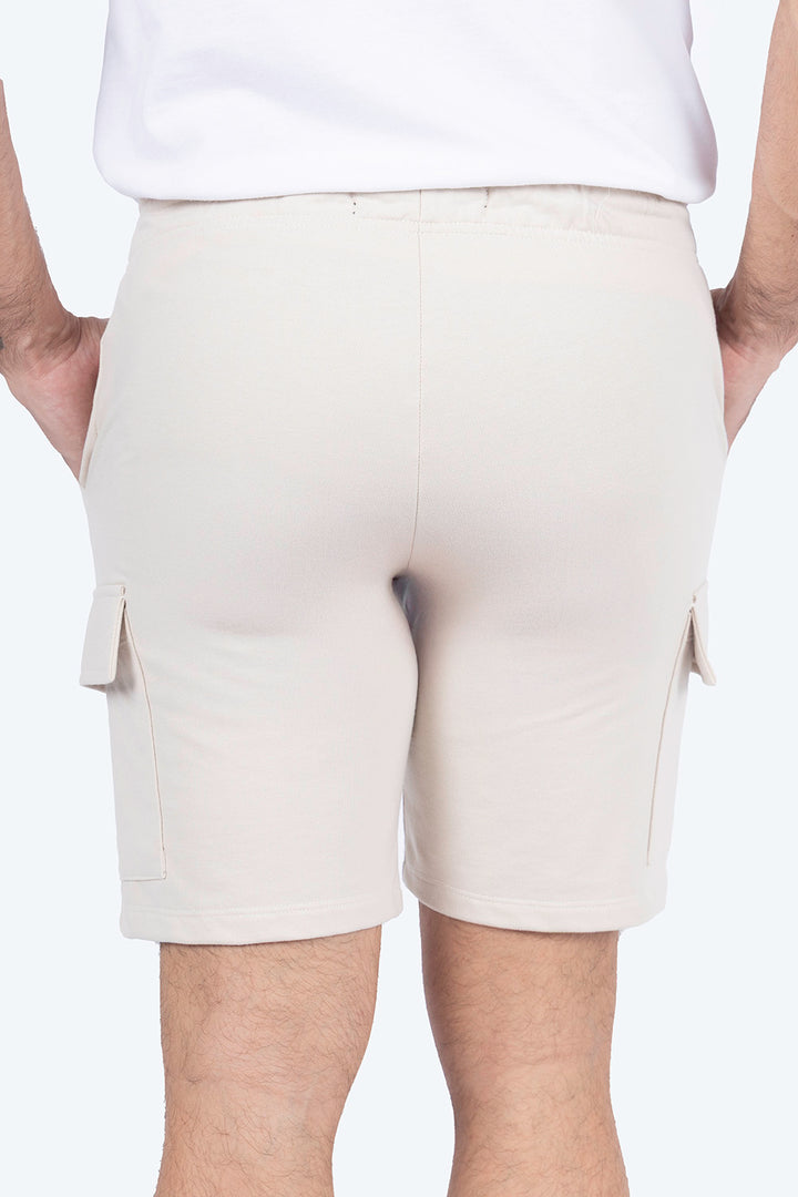 Short deportivo beige con bolsa tipo cargo - Hang Ten