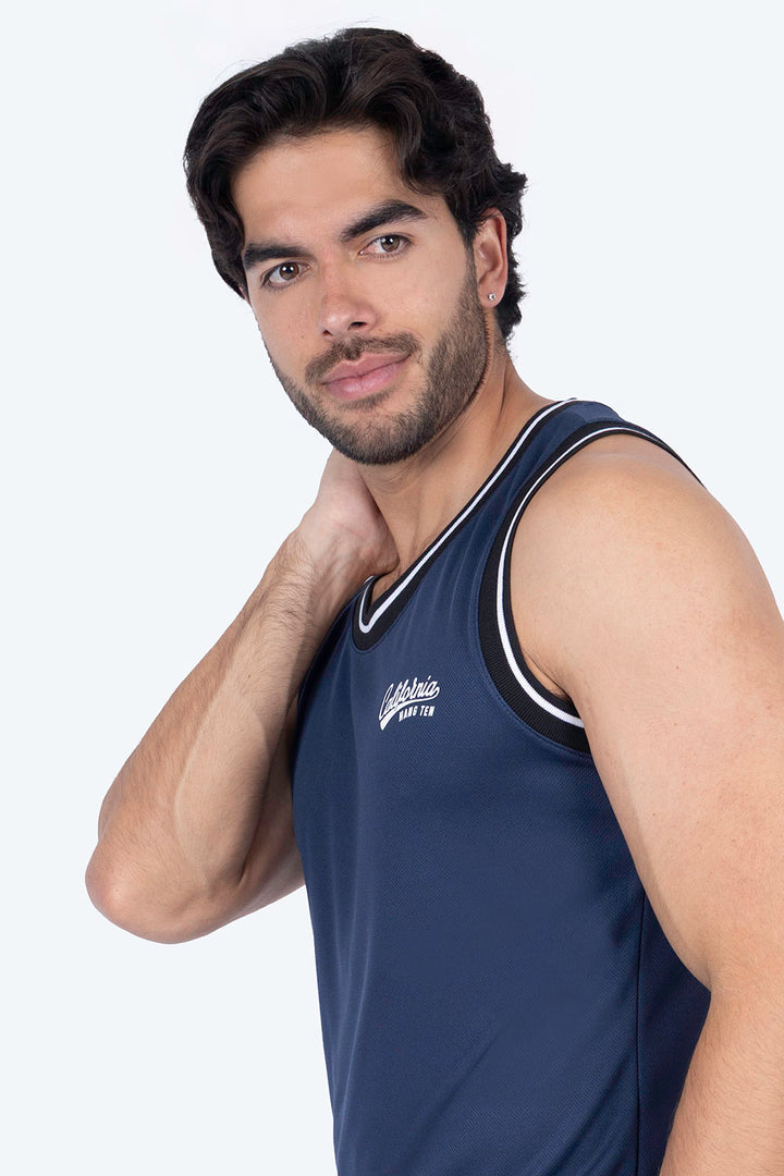 Tank top deportiva azul marino - Hang Ten