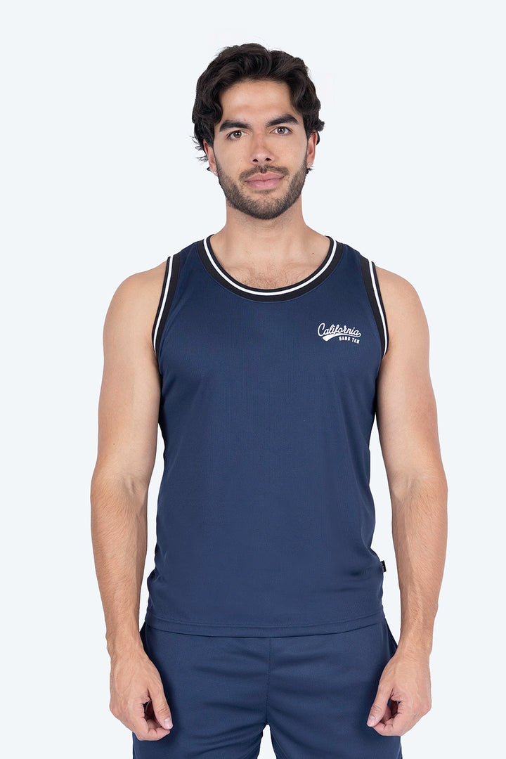 Tank top deportiva azul marino - Hang Ten