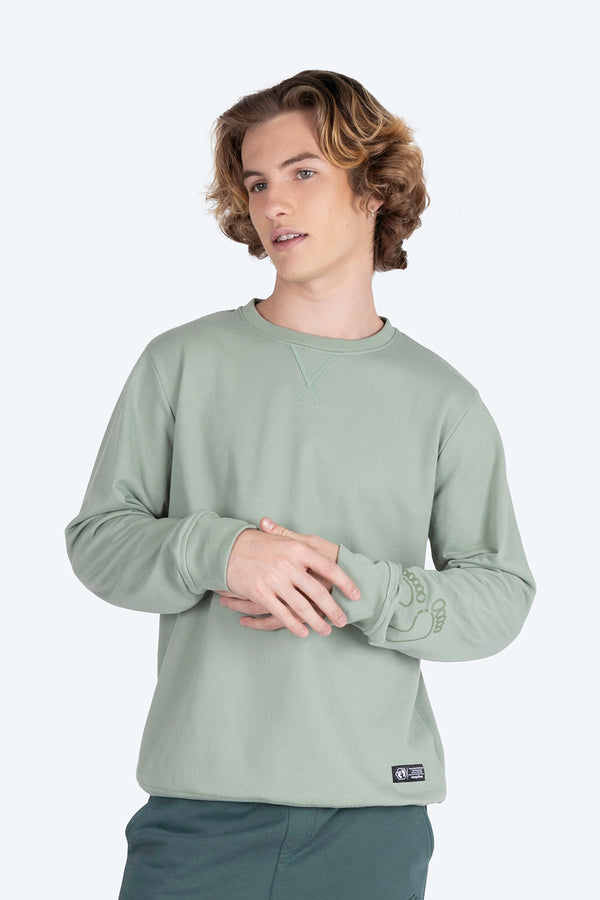 Sudadera cerrada verde - Hang Ten