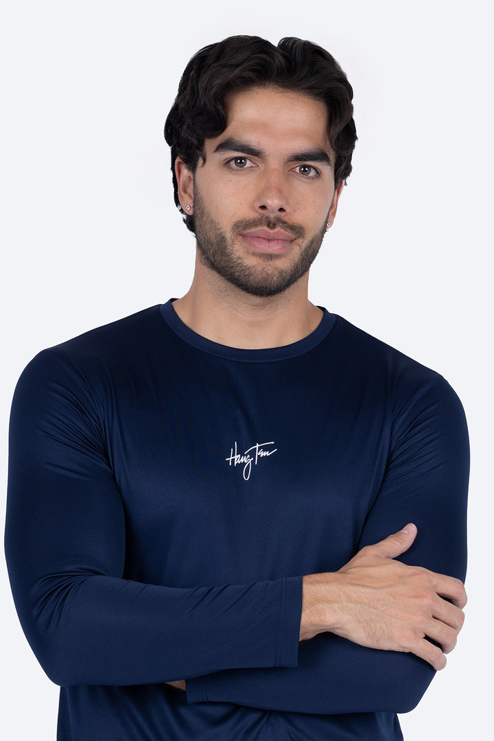Rashguard azul marino hombre  - Hang Ten