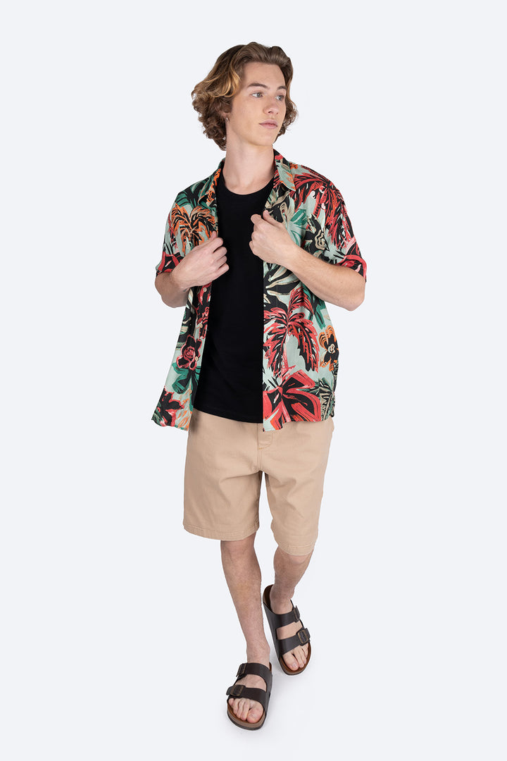 Camisa estampado plantas - Hang Ten 