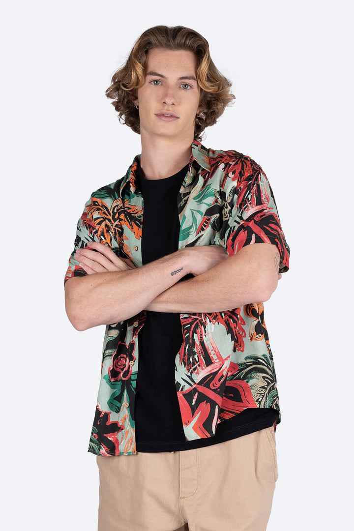 Camisa estampado plantas - Hang Ten 