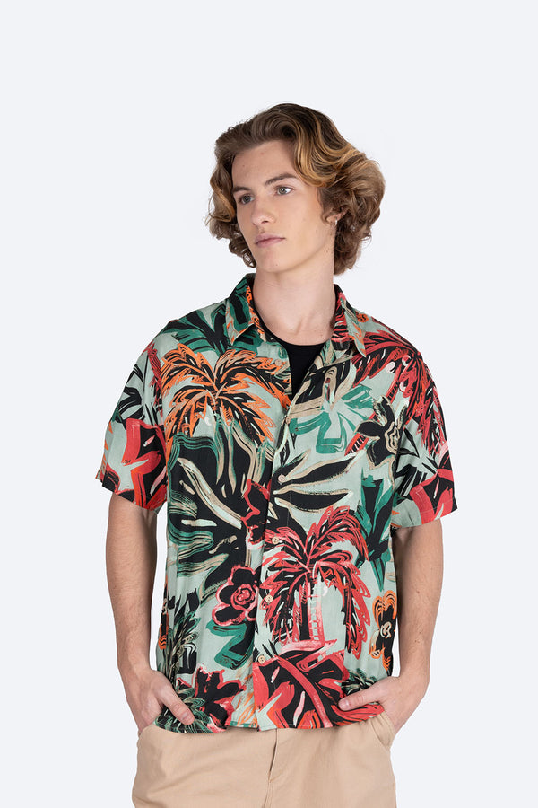 Camisa estampado plantas - Hang Ten 