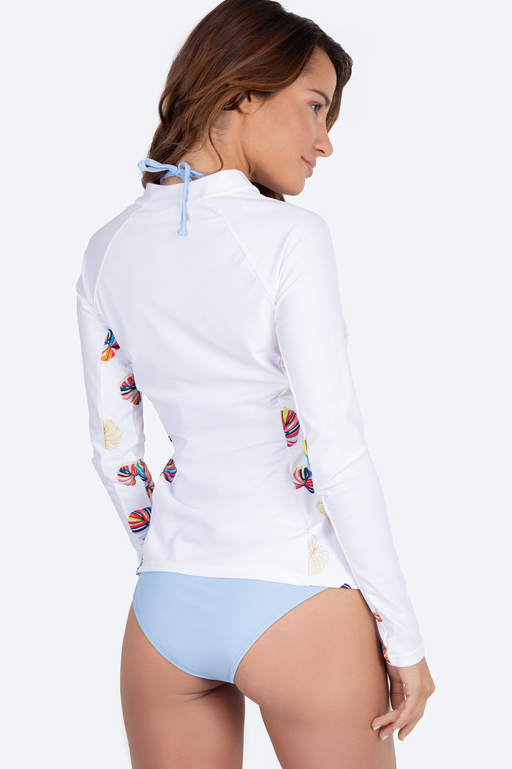 Rashguard  estampado con cierre - Hang Ten