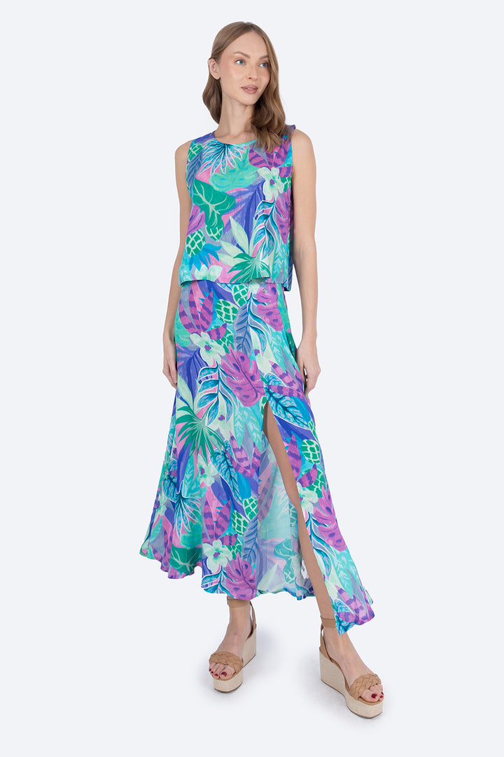 Blusa sin manga floral - Hang Ten