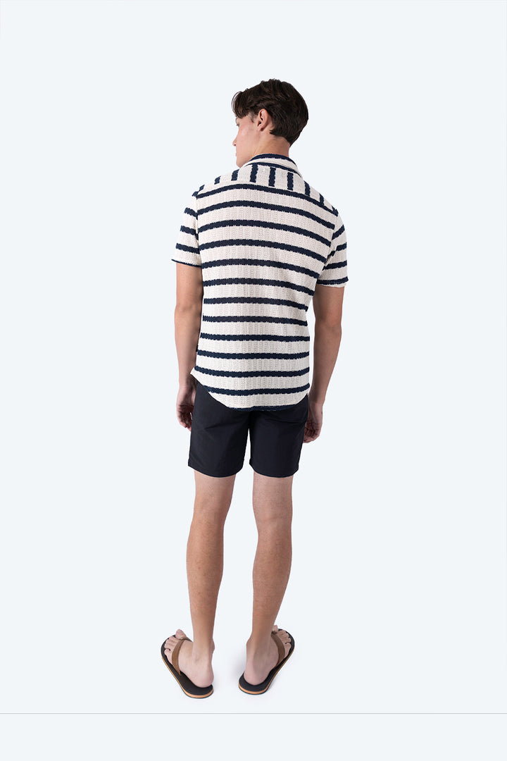 Camisa tejida texturizada beige - Hang Ten