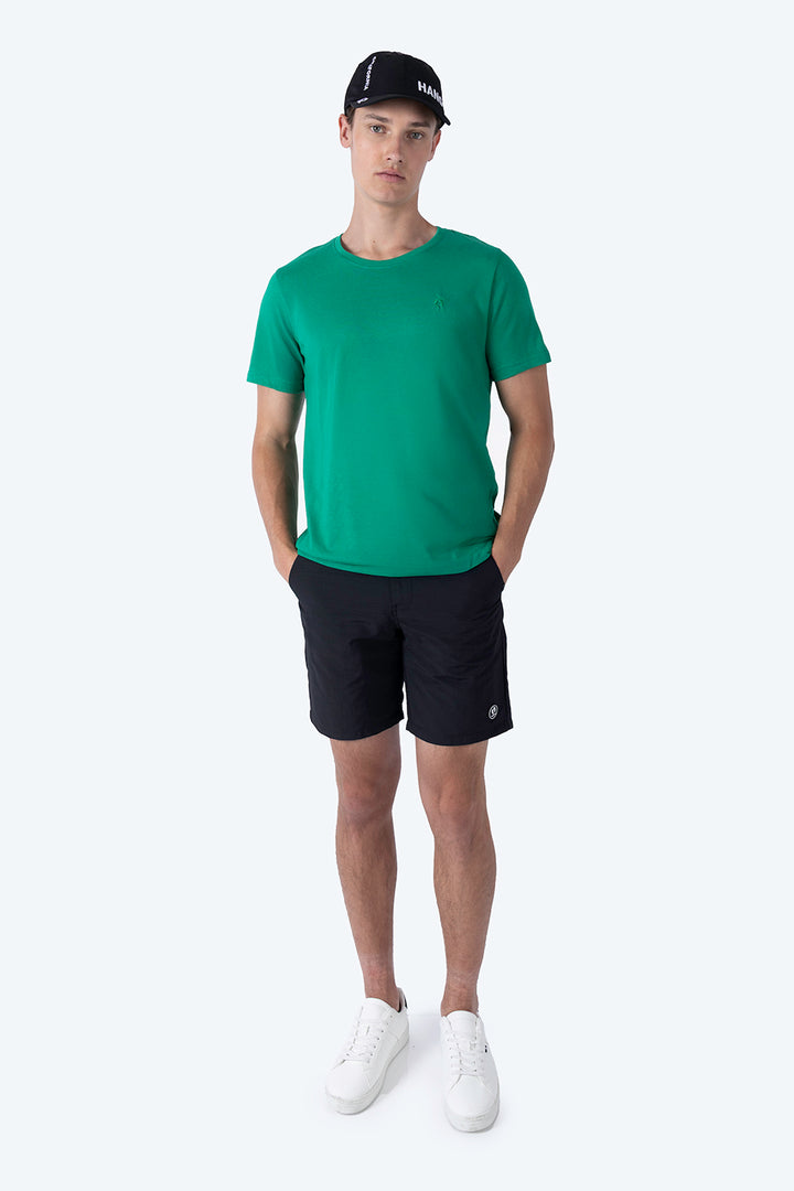 Playera básica cuello redondo verde - Hang Ten 