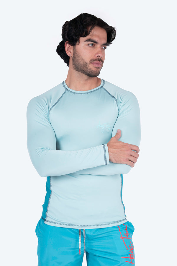 Rashguard turquesa - Hang Ten