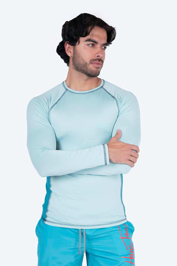 Rashguard turquesa - Hang Ten