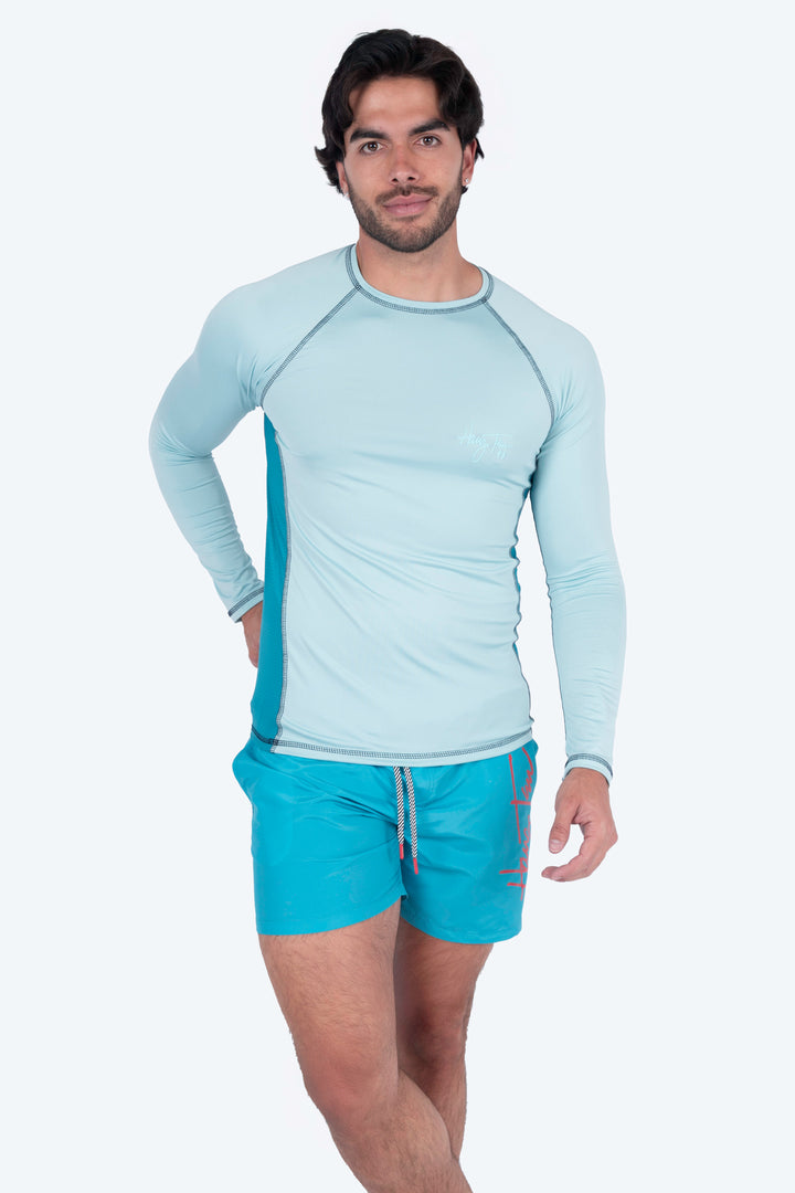 Rashguard turquesa - Hang Ten