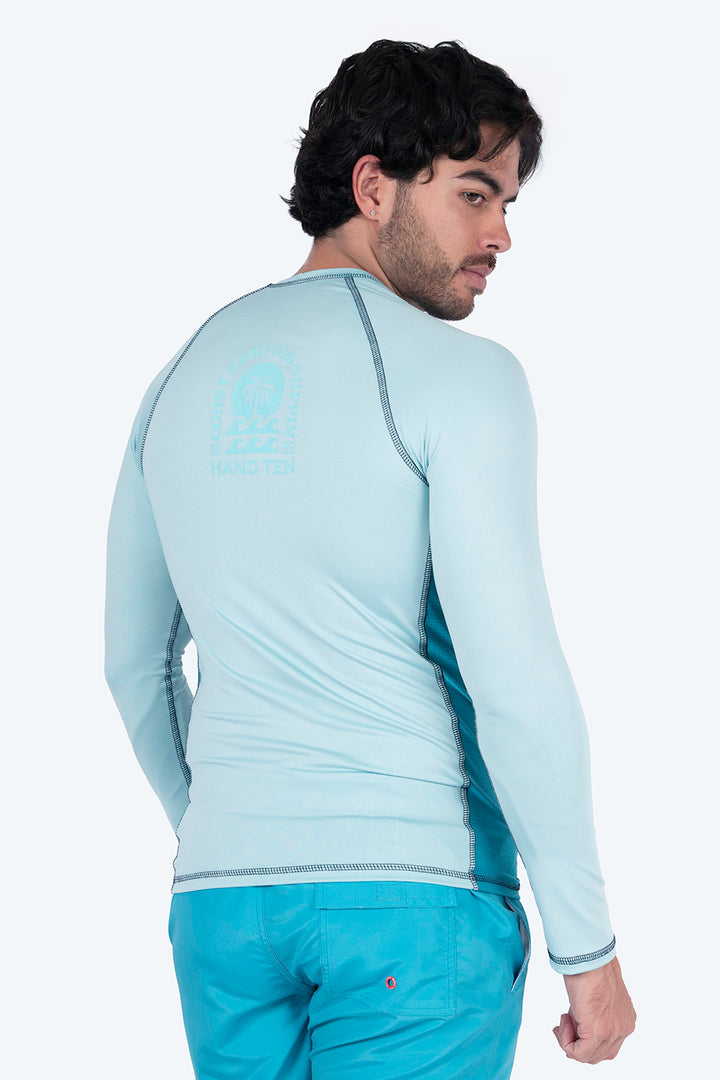 Rashguard turquesa - Hang Ten