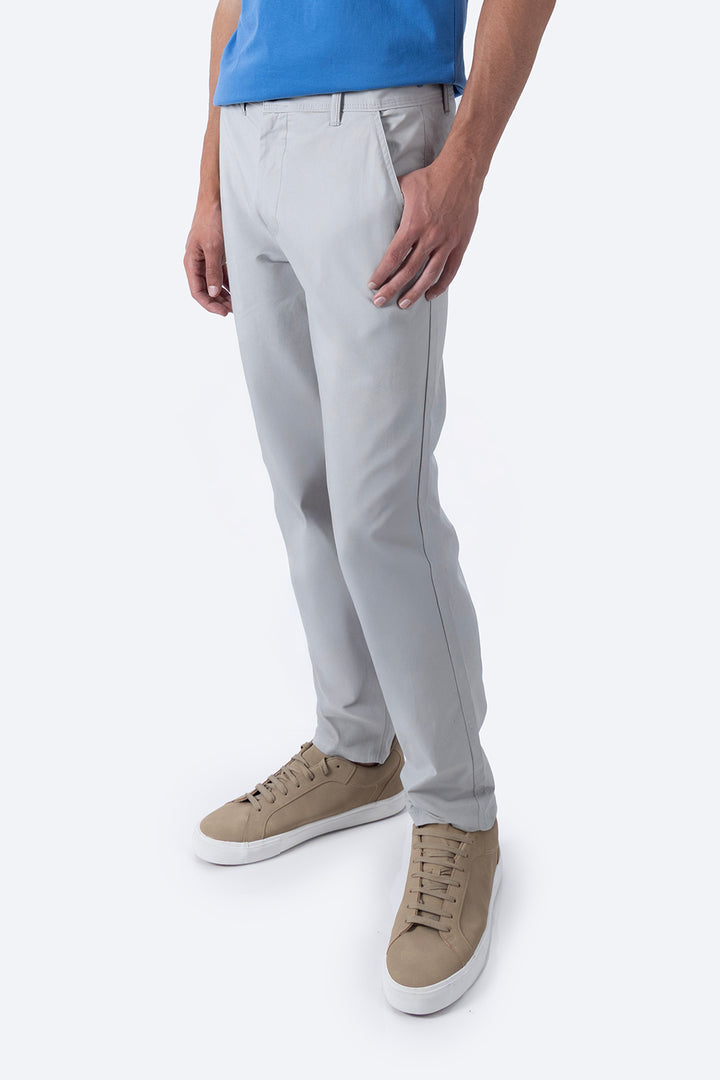 Pantalón casual gris claro - Hang Ten
