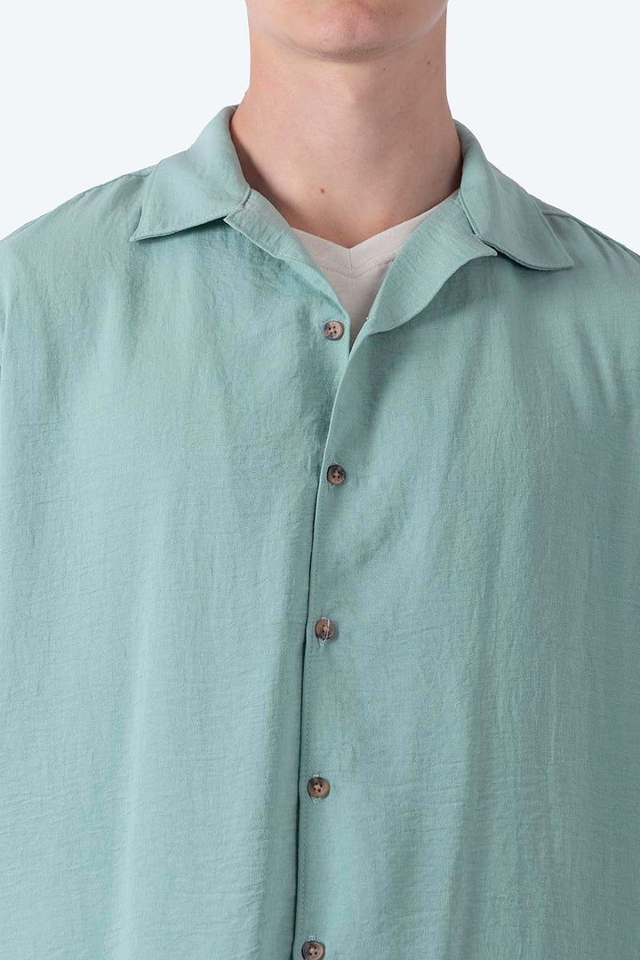 Camisa verde manga corta - Hang Ten 