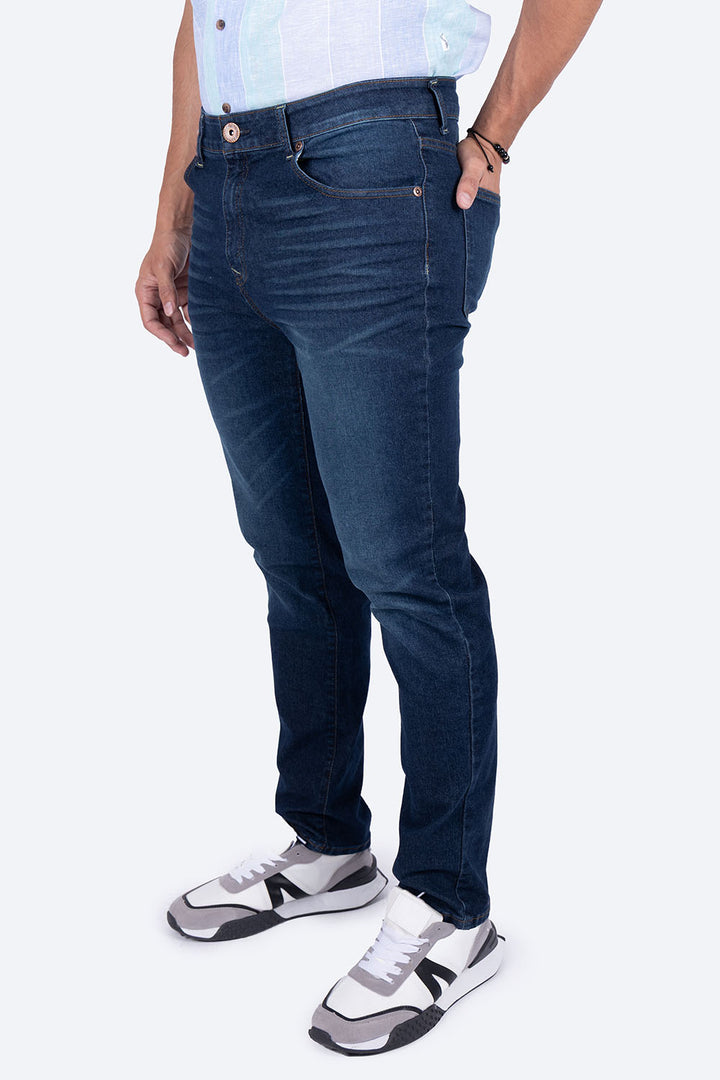 Jeans corte recto azul - Hang Ten