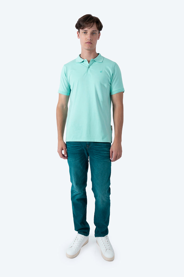 Polo chifón aqua - Hang Ten 