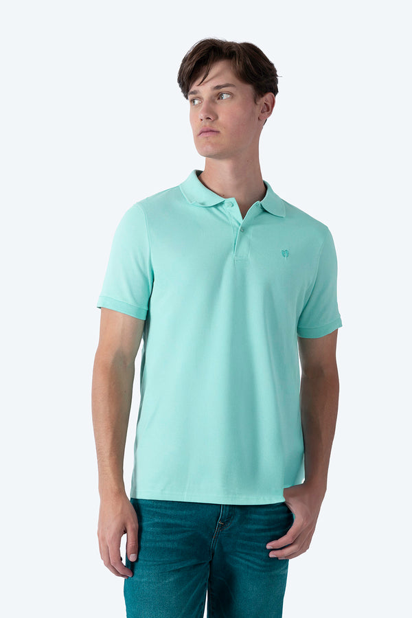 Polo chifón aqua - Hang Ten 