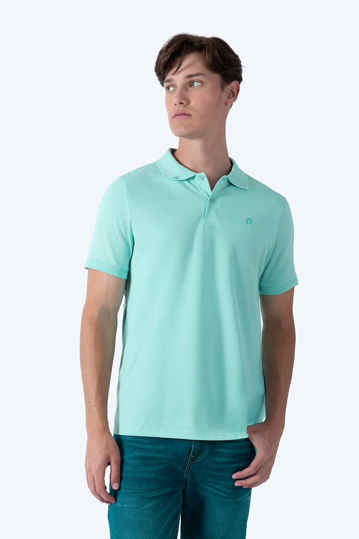 Polo chifón aqua - Hang Ten 