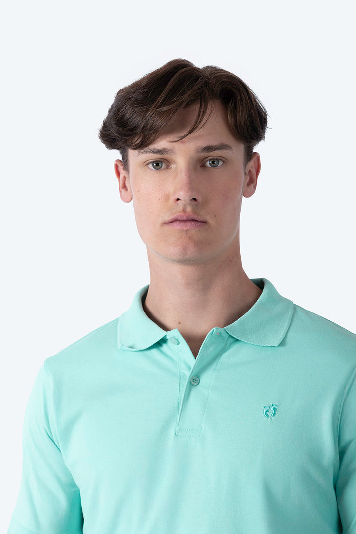 Polo chifón aqua - Hang Ten 