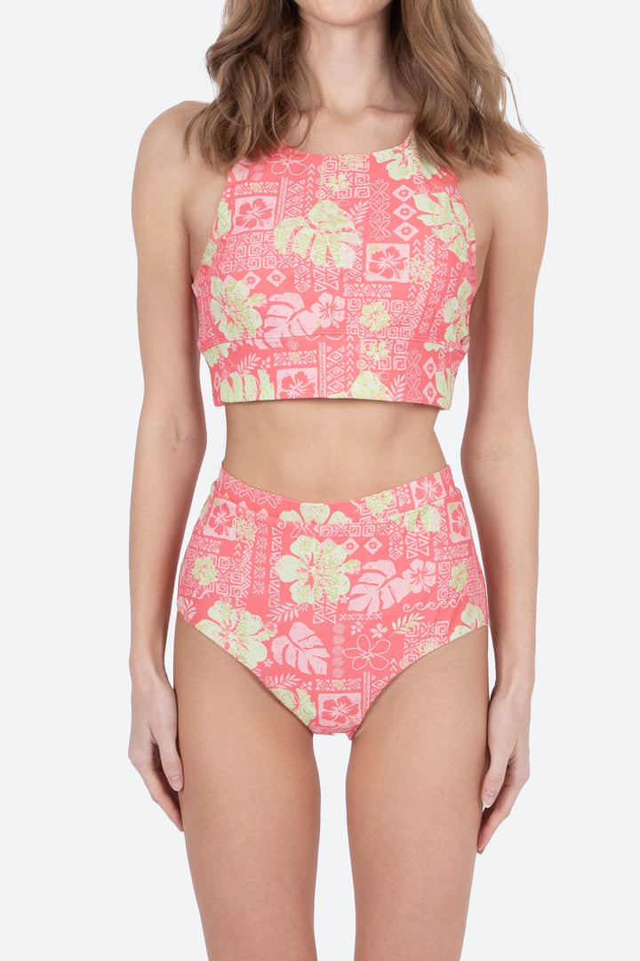 Top bikini deportivo rosa - Hang Ten