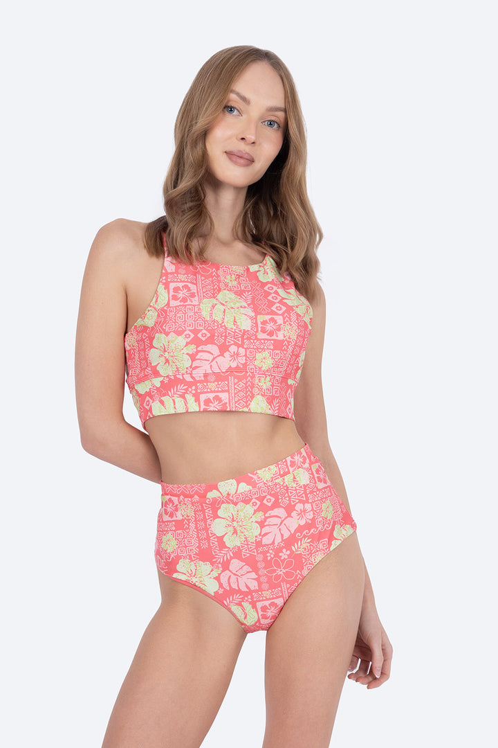 Top bikini deportivo rosa - Hang Ten