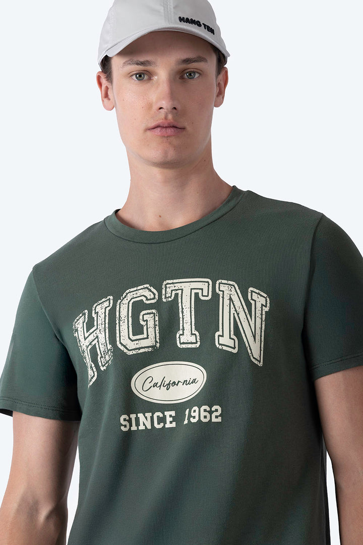 T-shirt verde "HGTN Since 1962" - Hang Ten 