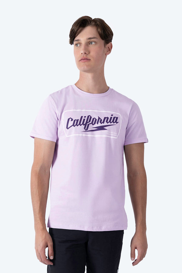 T-shirt morado claro "California" - Hang Ten 