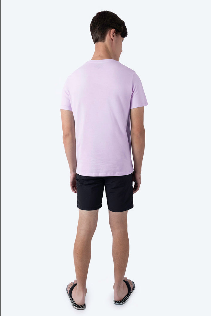T-shirt morado claro "California" - Hang Ten 