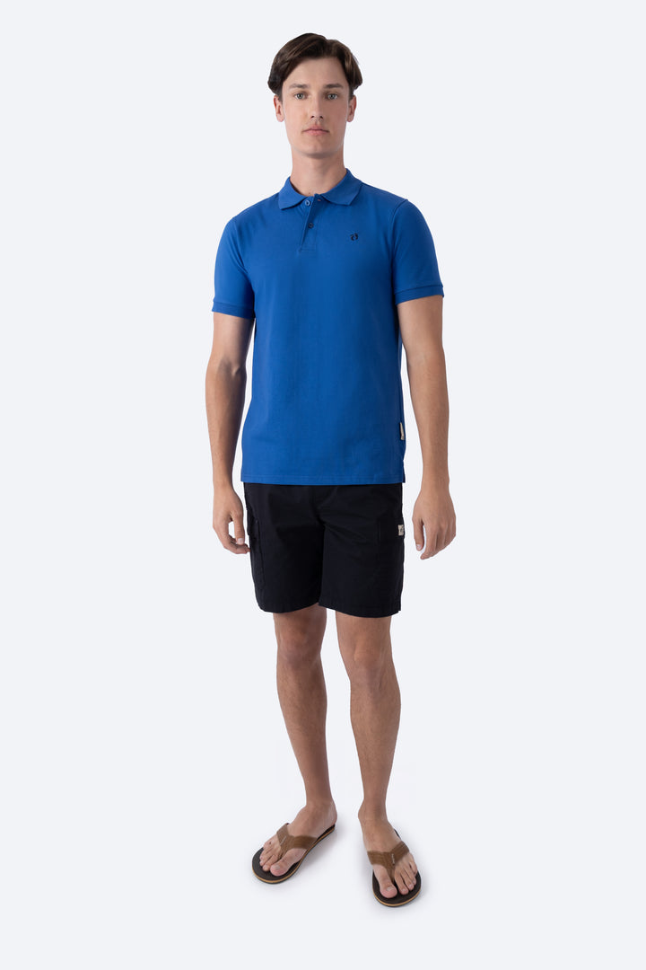 Polo chifón azul rey - Hang Ten 