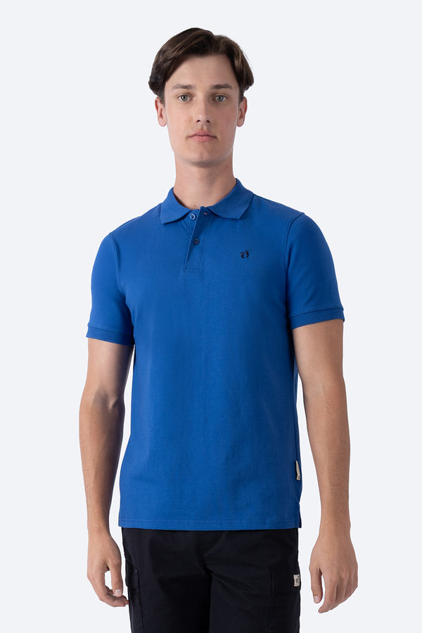 Polo chifón azul rey - Hang Ten 