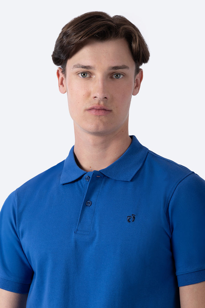 Polo chifón azul rey - Hang Ten 