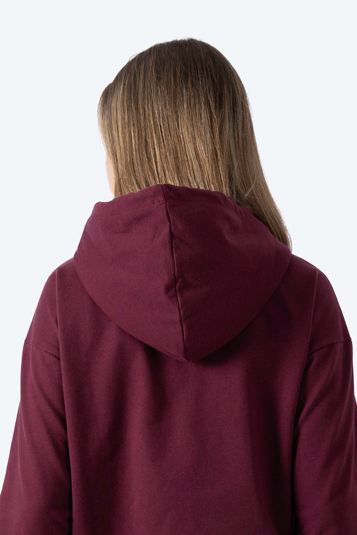 Sudadera abierta vino con gorro - Hang Ten