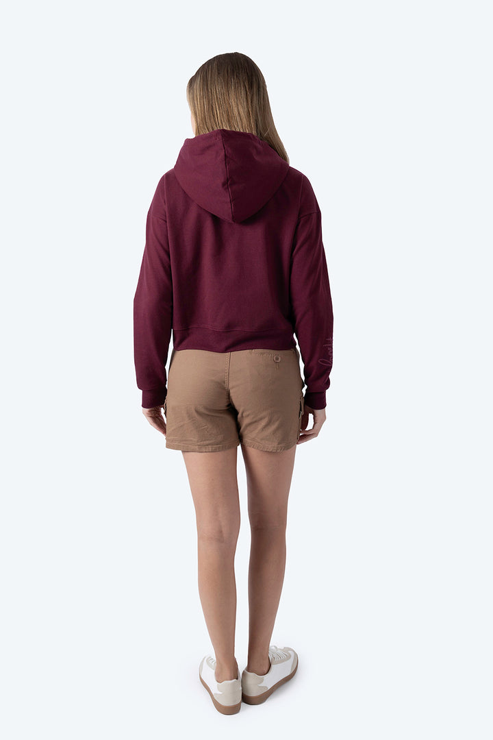 Sudadera abierta vino con gorro - Hang Ten