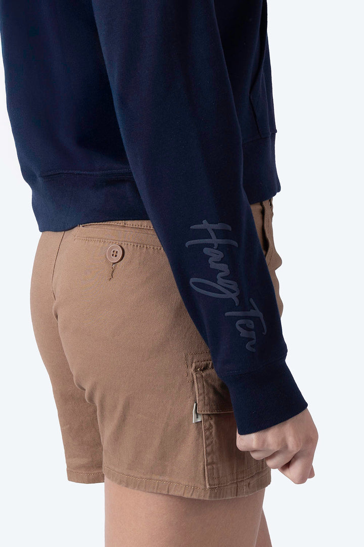 Sudadera abierta azul con gorro - Hang Ten