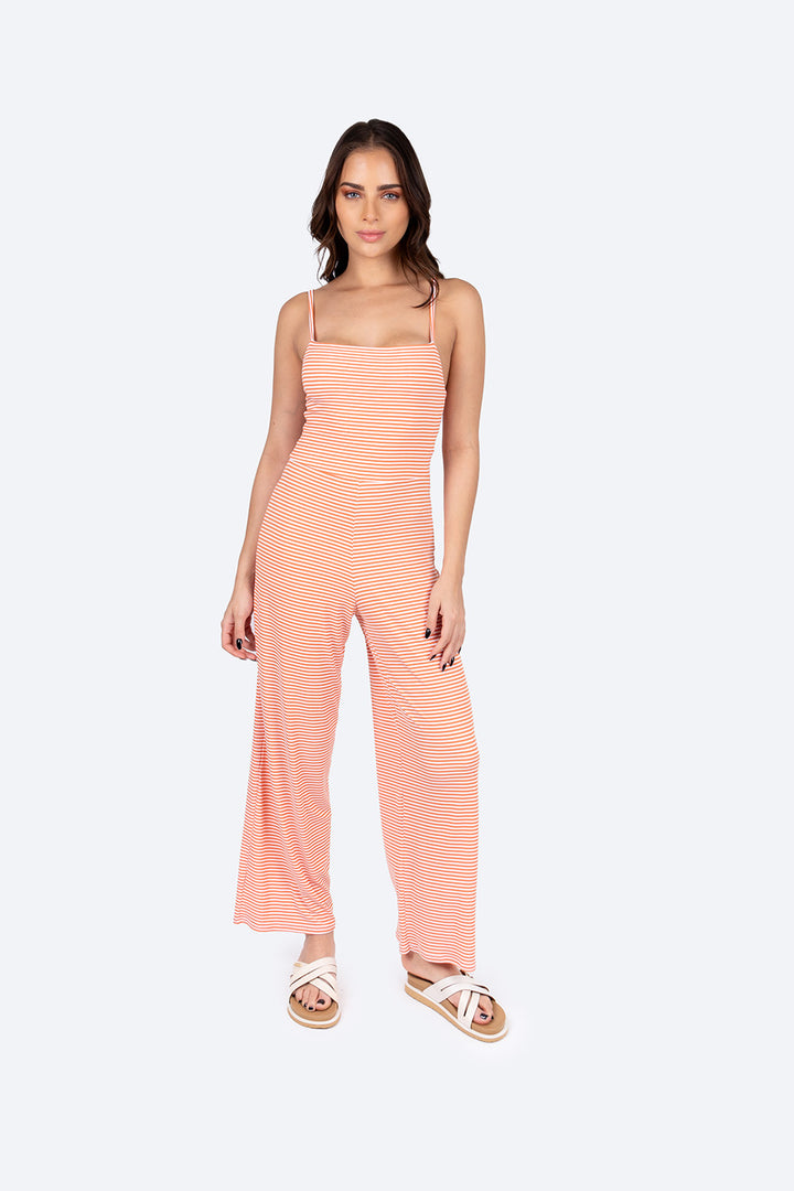 Jumpsuit rayado pierna ancha - Hang Ten