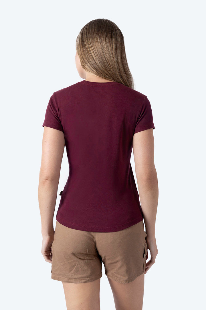 Playera vino estampado palmeras - Hang Ten