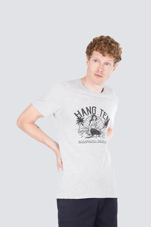 T-shirt con estampado sirena - Hang Ten