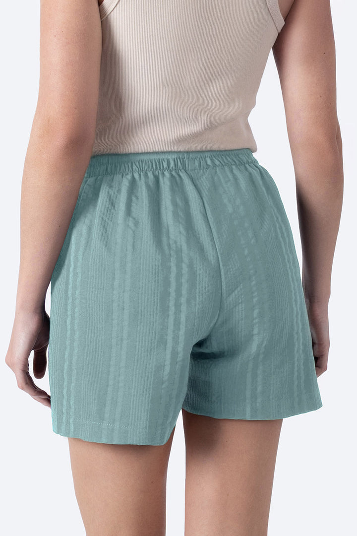 Short casual con textura verde - Hang Ten