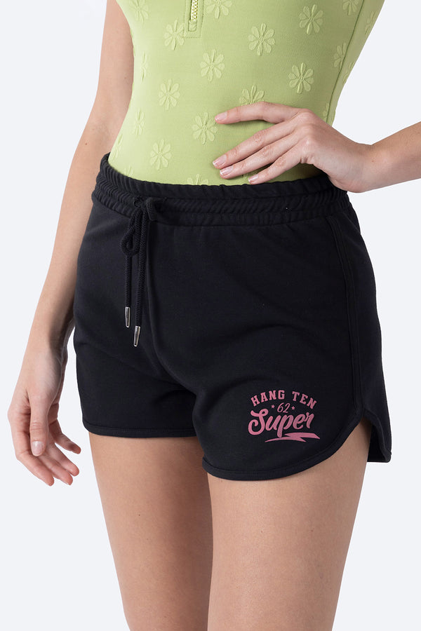 Short deportivo negro Malibu Beach - Hang Ten