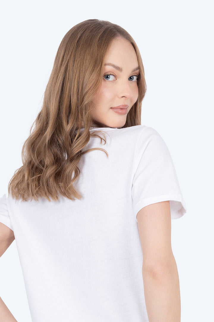 Playera blanca oversize California - Hang Ten