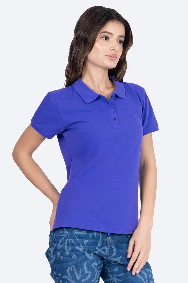 Polo piqué azul rey - Hang Ten