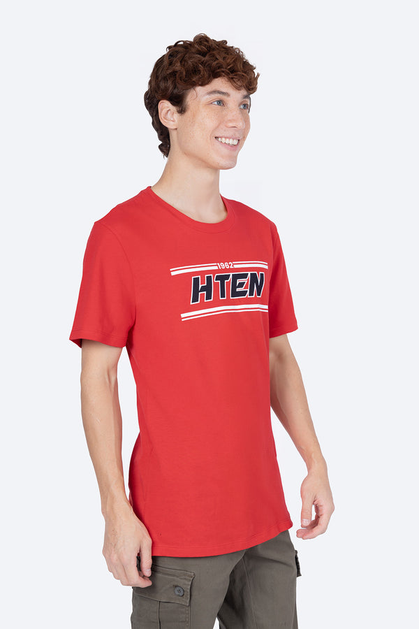 T-shirt roja "HTEN"  - Hang Ten 