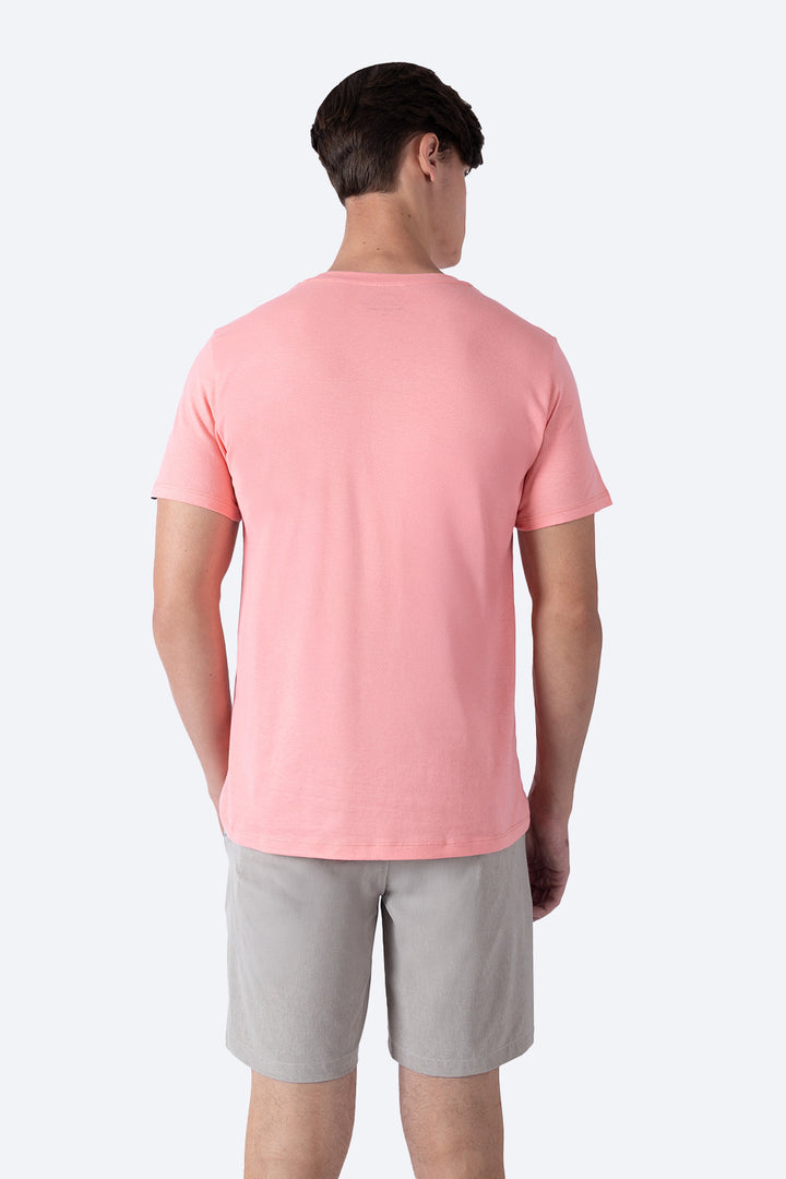T-shirt rosa claro "Surfing club" - Hang Ten 