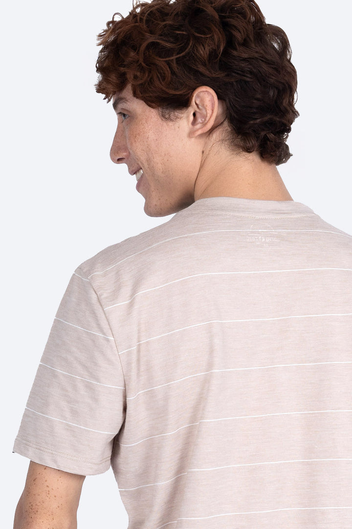 T-shirt café rayada "California" - Hang Ten 