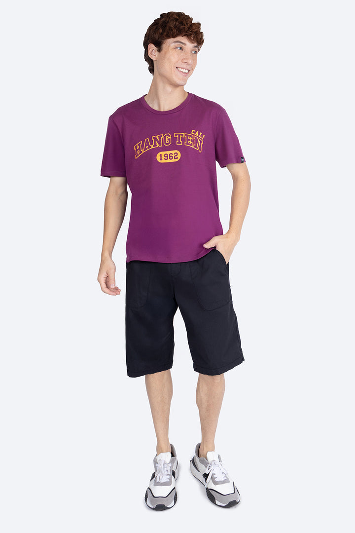 T-shirt magenta "Hang Ten Cali" - Hang Ten 