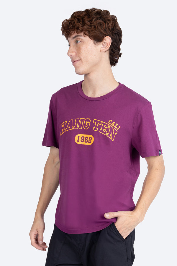 T-shirt magenta "Hang Ten Cali" - Hang Ten 